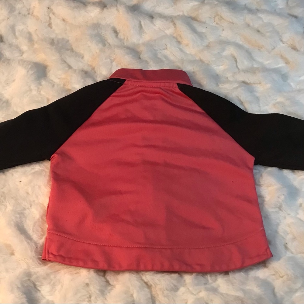 Nike Jacket Baby Girl Pink Black Zip Up | Size - 18 Months - Picture 10 of 10